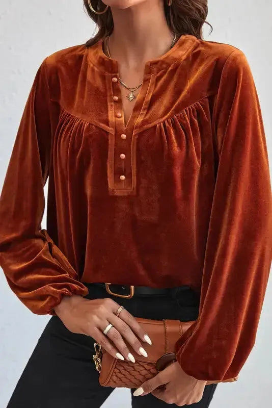Skobeloff Beaded Velvet Blouse - Image 10